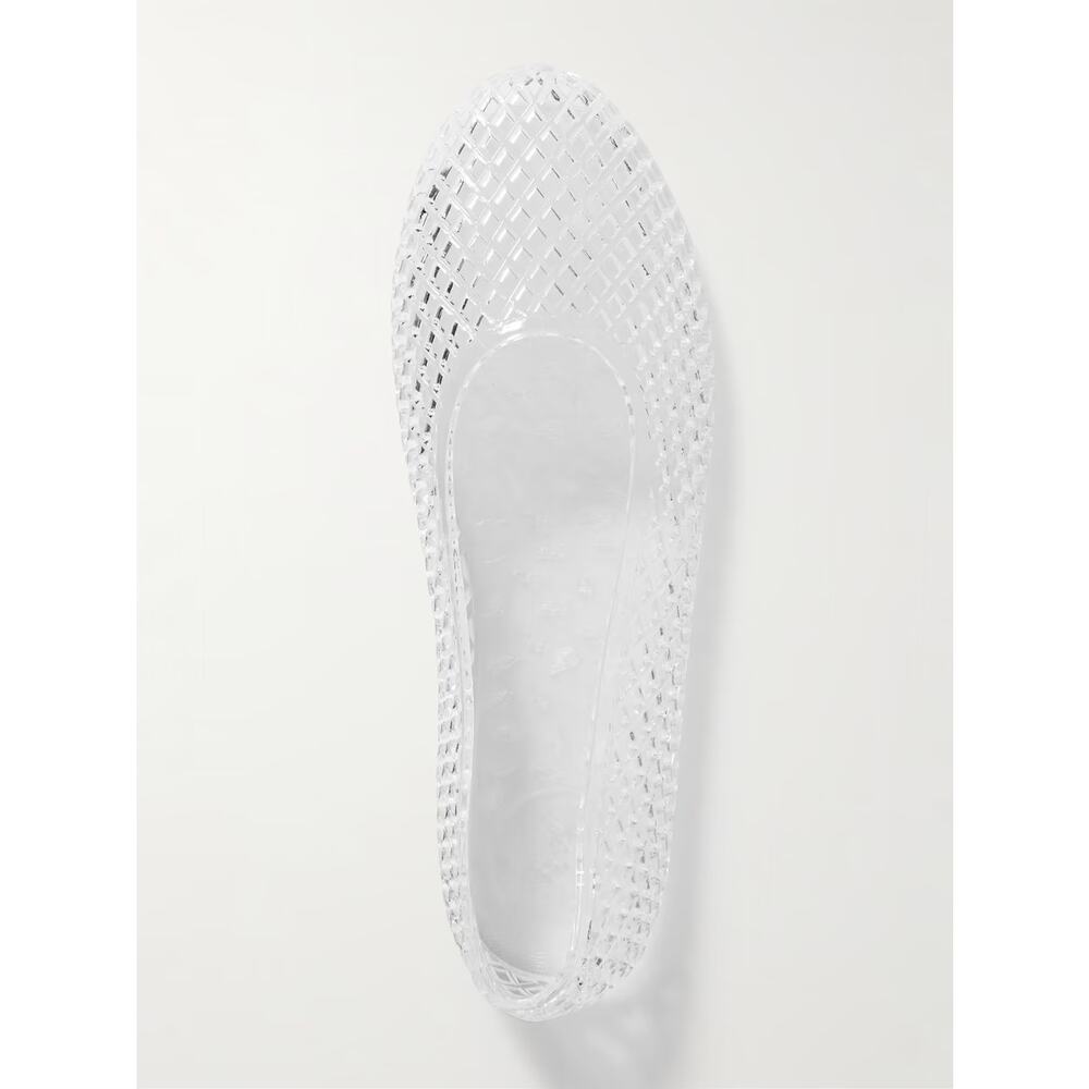 Ancient Greek Sandals Iro PVC Lattice Ballet Flats Jelly Shoes Clear White EU 36 - Picture 2 of 10